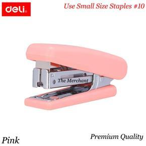 Deli E0222 Mini Stapler - Blue / Pink