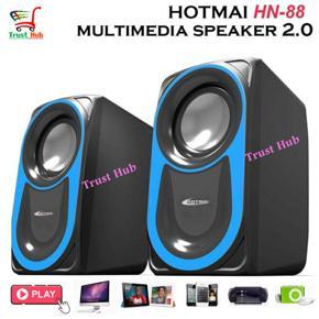 Hotmai HN 88 Multimedia 2.0 Speaker Support PC / Phone / Laptop