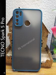 For TECNO Spark 5 pro Shockproof Matte Finish case back cover