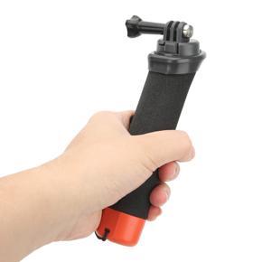 Waterproof Float Hand Grip, Multipurpose  Quick Release Base Interface Bright Orange Buoyancy Rod Diving  for Snorkeling