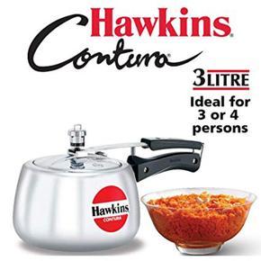 Hawkins contura 3 L Pressure Cooker (Aluminium)