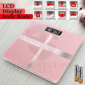 LCD Display Body Weighing 10g-180kg Digital Health Weight Scale Bathroom Floor Electronic Body Floor Scales Glass Smart Scales Battery