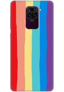 New Styles Rainbow Case back Cover FOR Xiaomi Redmi Note 9