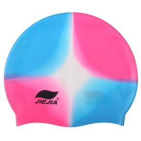 Swim cap silicone swimming cap JIEJIA swimming cap high elastic waterproof comfortable unisex swimming hat MC multicolor - Mc904 {average code}