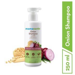 Mama Earth Onion Shampoo With Onion & Plant Kertain 250ml