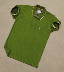 Stylish and Fashionable Premium Quality Green Color Soft and Comfortable Cotton Pk Polo T-Shirts for Mens with White and Black Contrast