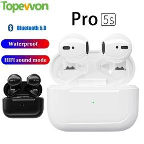 Mini Pro5s TWS Wireless Bluetooth Earphones HiFi Waterproof Sports Earbuds Touch Control Gaming Headphone Stereo Headset With Microphone