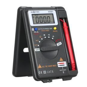 RICHMETERS Handheld Mini  Digital Multimeter Multifunction 4000 Counts Multi Meter A-C/DC Transistor Voltage Tester Ammeter Temperature Sensor Test Probe VC921