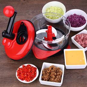 Manual Food Vegetable Chopper Processer Hand Blender Salad Spinner Kitchen Tool