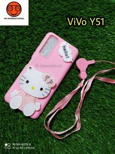 FOR Vivo Y51 Hello Kitty Mirror case back cover