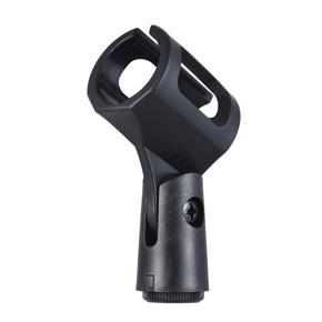 M-2 Plastic Mic Clip Microphone Holder φ28mm 3/8" Screw Hole Adjustable Tilting Angle for All 28mm Diameter Handheld Transmitters Microphones