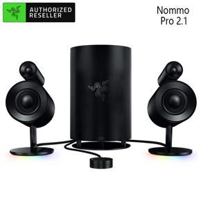 Razer Nommo Pro 2.1 Gaming Speaker THX Certified Premium Audio   Dolby Virtual Surround Sound 7inch Subwoofer Chroma Light Effect