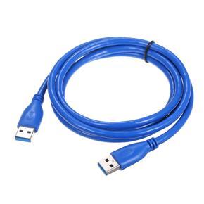 USB 3.0 Extension Cable Male to Male Cable Type A Cord 5Gbps Fast Speed for Data Transfer Hard Drive Enclosures Printers Modems Cameras (Blue)