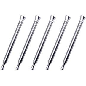5 Pcs Stainless Steel Fire Bellow,Collapsible Outdoor Blow Fire