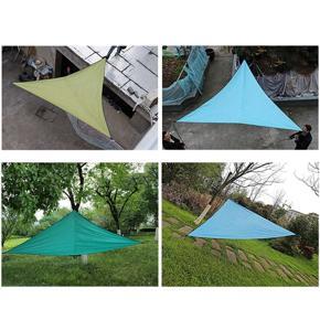 BRADOO 2pcs 3X3X3M Waterproof Triple-Cornered Sun Shelter Awning Parasol Light Green