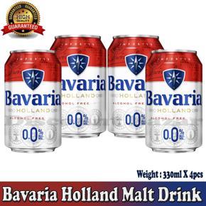 Bavaria Non-Alcoholic Malt Drink Can, 330ml X 4pcs
