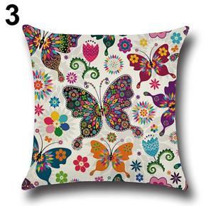 Fashion Butterfly Flower Sofa Car Throw Pillow Case Cushion Cover Home Decor