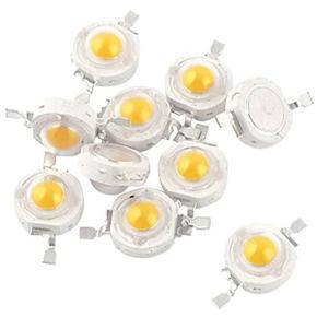 10Pcs- 8mm Bead Diameter WHITE Color 3 Watt DC 3.7V Ultra Bright White 3W COB LED SMD Chip 3.7V DIY LED Light Bulbs