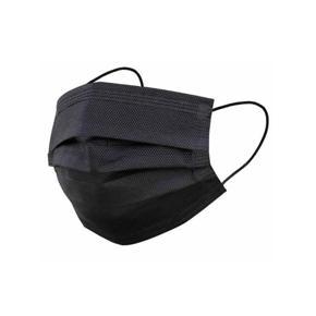 Surgical BLACK Protective Face mask 3Layer mask 1Box (50 Pcs)