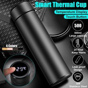 Touch Screen Temperature Display Smart Thermal Flask Exponus 500Ml