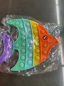 Push Pop Pop Bubble Sensory Fidget Toy fish shape