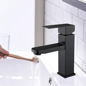 Black Bathroom Sink Faucet,for Bathrom Sink, with Water Supply Hoses