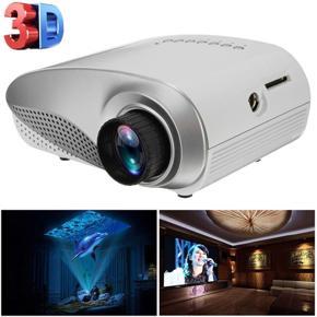 Home Theater Projector HD 1080P LED 60 Lumen Overhead Beamer Maltimedia LCD Proyector