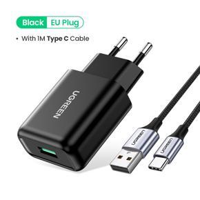 UGREEN Qualcomm Certified Quick Charge 3.0 QC 18W USB Charger Adapter QC3.0 Fast Wall Charger Mobile Phone Charger for Samsung s10 Huawei Xiaomi iPhone
