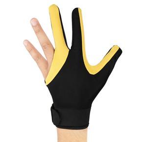 Billiard Accessories-1 x Billiard Gloves-Black&Yellow