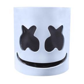 Cimiva Marshmallow Mask Hood Halloween Holiday Supplies Professional Multicolor-marshmello