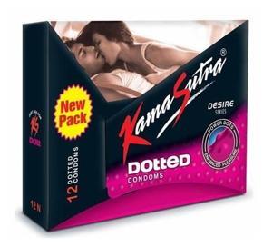 KamaSutra Desire Power Dotted Condoms  - 12Pcs Pack