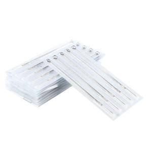 50 Pcs Disposable Stainless Steel Sterile Tattoo Needles Supplies Artists 3RL