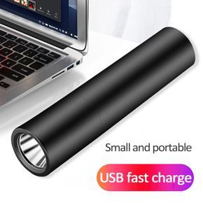 Mini USB Rechargeable LED flashlight Super bright aluminum alloy flashlight for emergency HIGH QUALITY