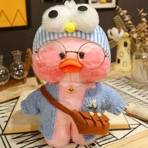 New transparent cute little yellow duck plush t-oy doll