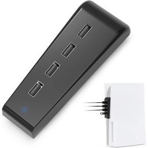 DOBE FOMIS ELECTRONICS for PS5 4 Ports USB Hub, USB 2.0 Splitter Expander for PS5 for PS4 for PS3 Host PC Notebook for Xbox One