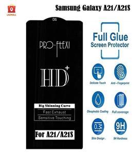 Samsung Galaxy A21S OG Type Tempered Glass Screen Protector (Better than 6D/9D/11D)- Black