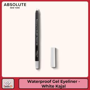 Absolute New York Waterproof Gel Eye Liner - White Kajal