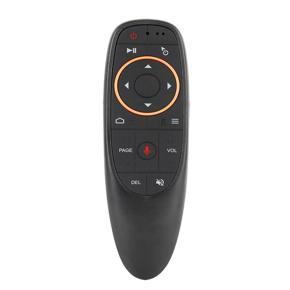 G10 Air Mouse Remote Control Voice Remote 2.4Ghz Google Voice Search Assistant Ir Learning Without Gyro For Android Tv Box Black Plastic