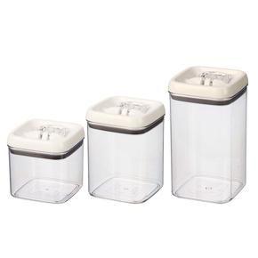 Better Homes & Gardens 3 Pack Flip-Tite Square Food Storage Container Set, 4.5-cup, 7.5-cup and 10-cup