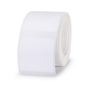Niimbot White Blank Thermal Printing Paper Roll Barcode Price Size Name Label Paper Waterproof Oil-Proof Tear Resistant 45*15mm 460sheets/roll for B3S/B11 Thermal Printer for Home Organizer sup-ermark