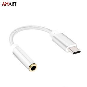 USB3.1 Type C to 3.5 Earphone Cable Adapter Male to 3.5mm AUX Audio Female Jack for Letv 2 2Pro Max2