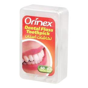 Orinex Dental Floss Toothpick 50 Pieces