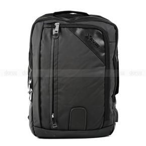 Waterproof USB Professional Laptop Men's Backpack Casual Notebook Sports Travel Bag Pack For Men : XB-04 Black