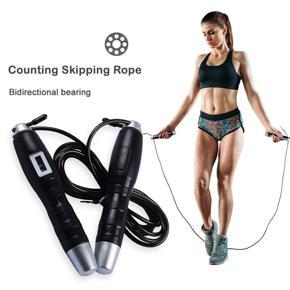 Outtobe Speed Jump Rope Count Rope Adjustable Jumping Rope Weight-Bearing Fitness Light Skipping Rope for Women Tangle-Free Crossfit Jump Rope for Aerobic Exercise Like Speed Training