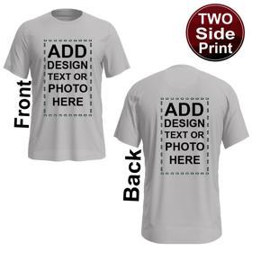 Custom Tshirt Printing With Your Photo and Text  - S, M, L, XL, XXL