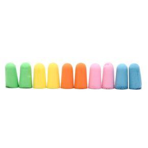 5 pairs different colors soft foam ear plugs sleep prevention noise reduction