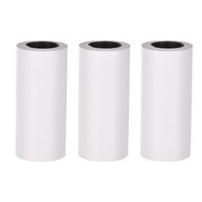 5 Rolls Self-Adhesive Thermal Paper Roll White Sticky Paper BPA-Free 57x30mm without Backing Paper for PeriPage PAPERANG Poooli Phomemo Pocket Thermal Printer