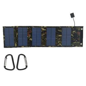 15W 5V 2XUSB PET Foldable Monocrystalline Solar Panels Charger Portable for Backpack/Mobile/Computer/Car/Charging Board