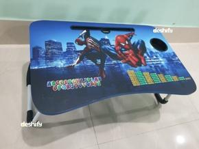 SPIDERMAN Printed Table/3D Print Portable Foldable Laptop Table/Cartoon Printed Colorful Folding Study Table