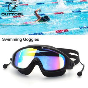 Outtobe Swimming Goggles Professional Swimming Glasses Anti Fog UV Protection Eyewear Adjustable Waterproof Swim Goggles Adult Swimming Goggles  Sports Eyewear with Optional Case